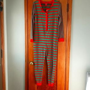 Mens or Womens Thermal Onsie Pajamas